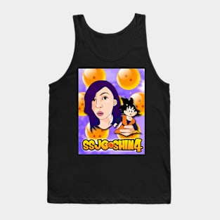 SSJGoshin4 Purple Hair Tank Top